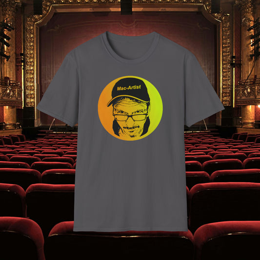 Mac-Artist Selfie-Gelb T-Shirt