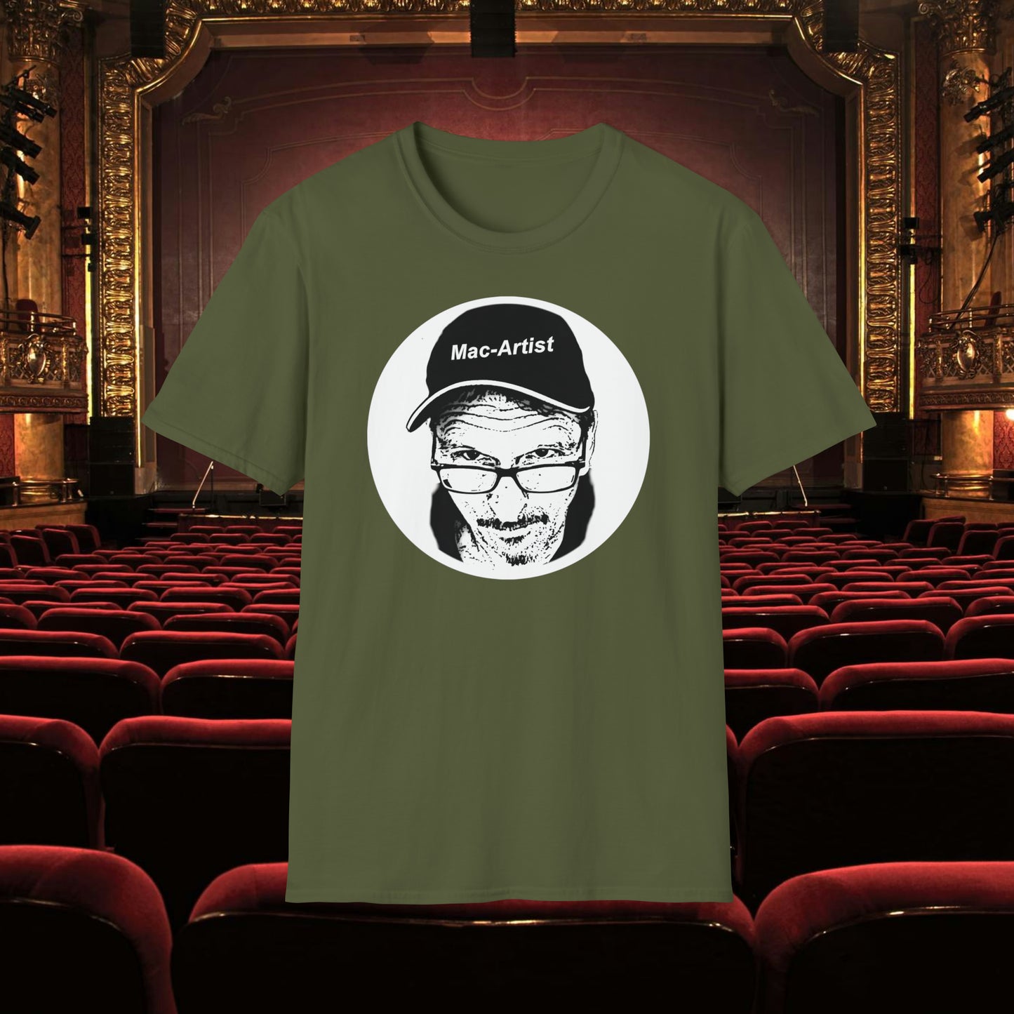 Mac-Artist Selfie-BBW T-Shirt