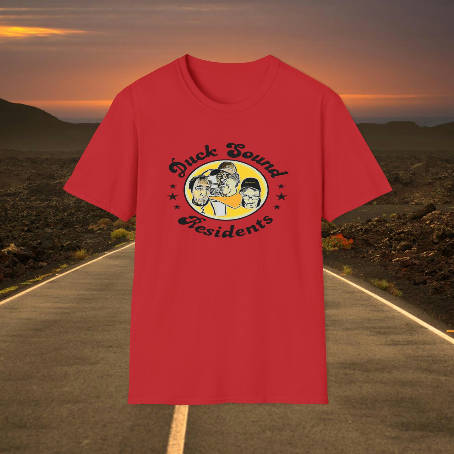 DSR Unisex-T-Shirt Logo and Faces