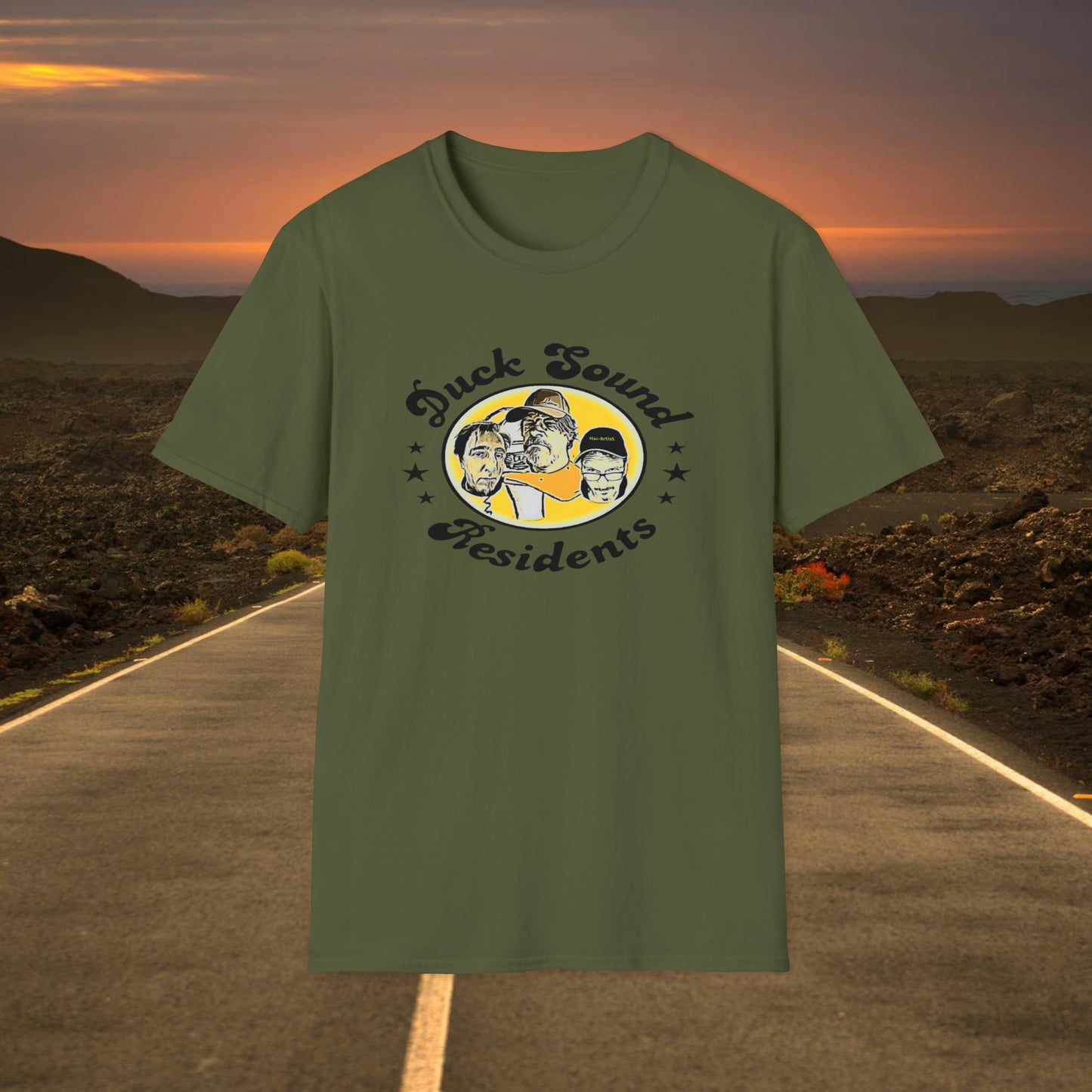 DSR Unisex-T-Shirt Logo and Faces