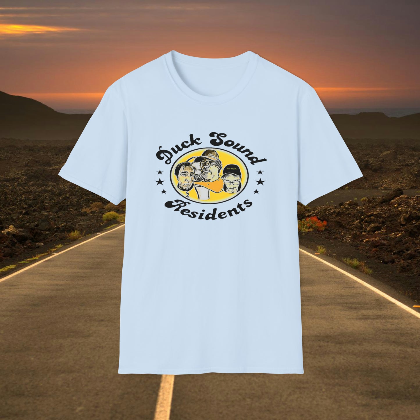 DSR Unisex-T-Shirt Logo and Faces