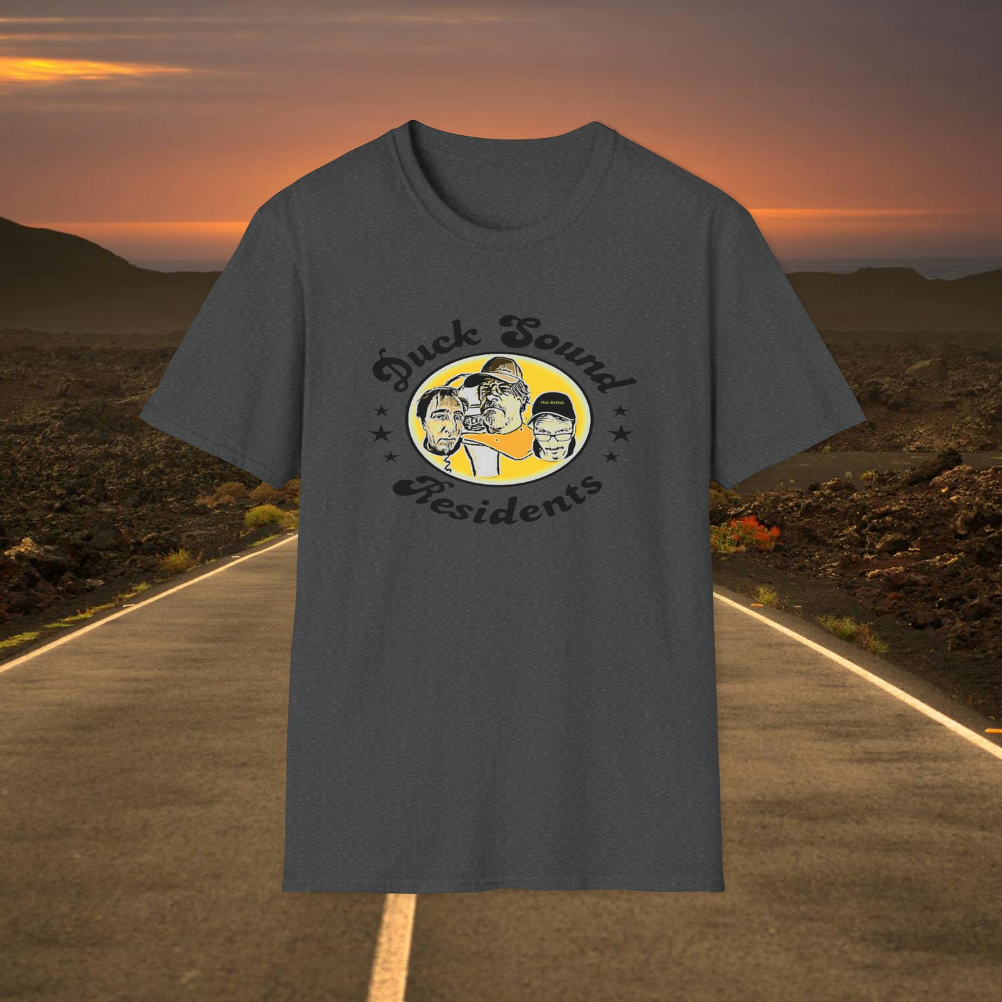 DSR Unisex-T-Shirt Logo and Faces